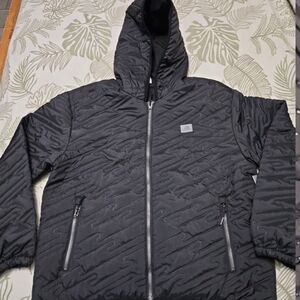 Men's Black Quilted Jacket